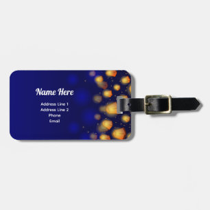 Floating Lantern Family Vacation Luggage Tag