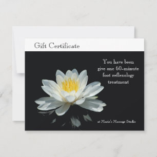 Floating Lotus Flower Certificate