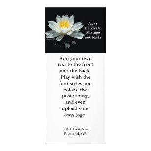 Floating Lotus Flower Rack Card