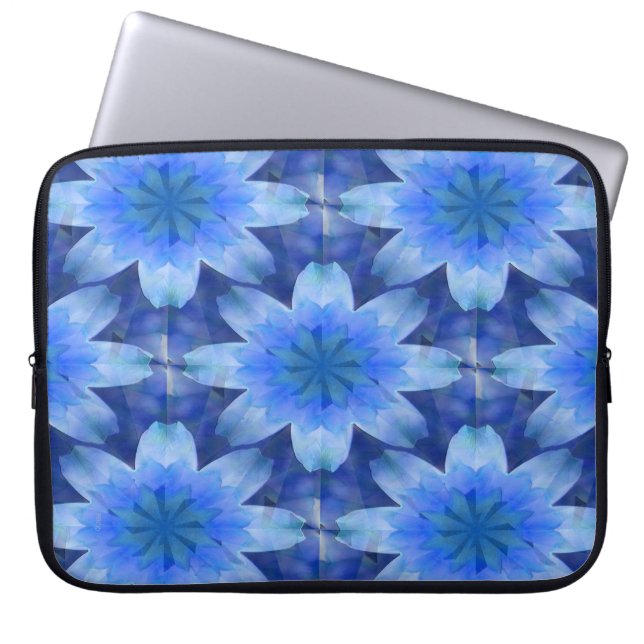 Floating love en Bleu..... Laptop Sleeve (Front)