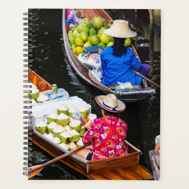 Floating Market in Bangkok Planner (Front)
