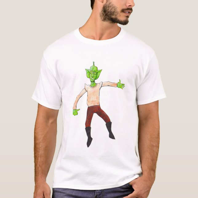 Floating Martian T-Shirt (Front)