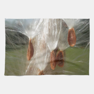 Floating Milkweed Seeds Art Print/Graphic Tea Towel