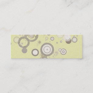 Floating Mod Circles Business Cards