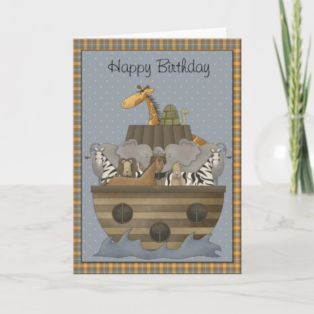 Floating on Faith Birthday Greeting Card (Front)