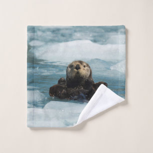 Floating Otter Wash Cloth