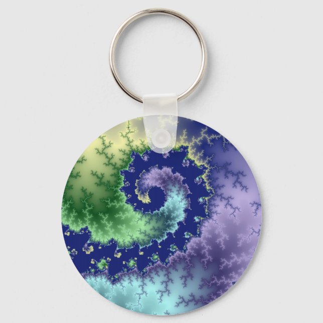 Floating Out - Fractal Keychain (Front)
