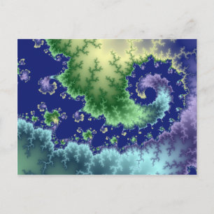 Floating Out  - Fractal Postcard