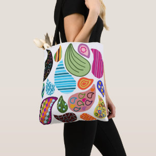 Floating Paisleys Tote Bag