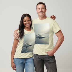 Floating Petals of Stone Design T-Shirt