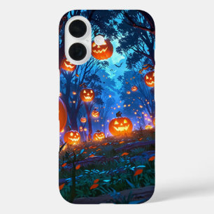 Floating Pumpkins iPhone 16 Case