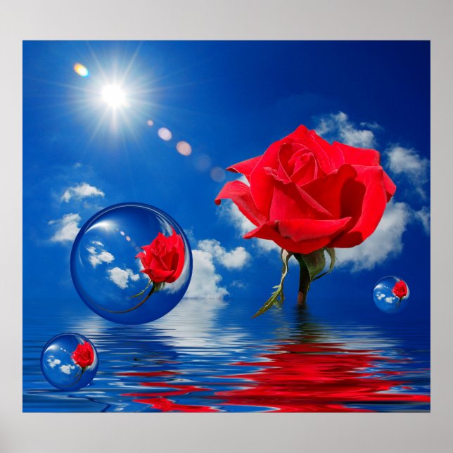 Floating Reflections of Love Poster (Front)