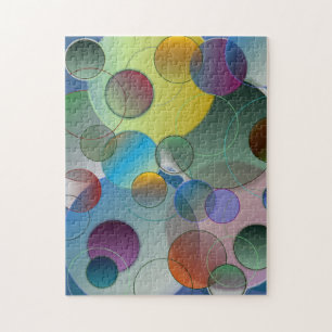 Floating Rings Circles Shape Puzzle