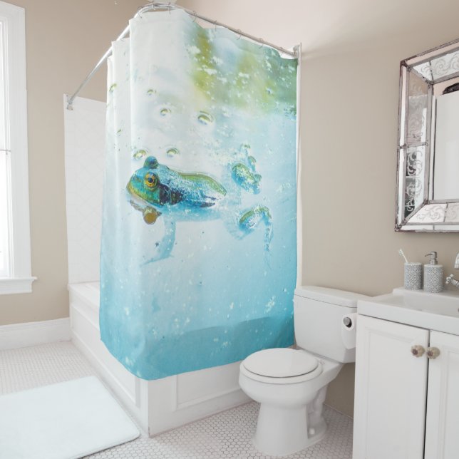 Floating Shower Curtain (In Situ)