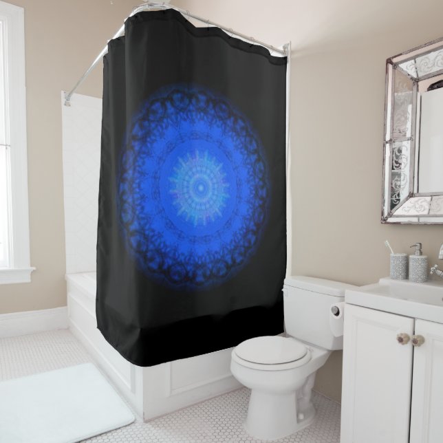 Floating...... Shower Curtain (In Situ)
