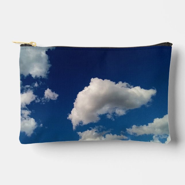 Floating soft clouds accessory pouch (Front)