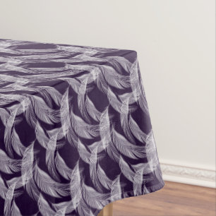 Floating White Feathers     Tablecloth