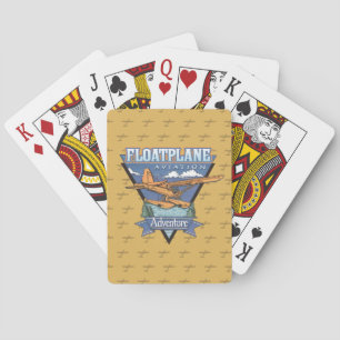Floatplane Aviation Adventure Playing Cards