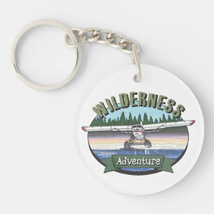 Floatplane Aviation Wilderness Adventure Key Ring