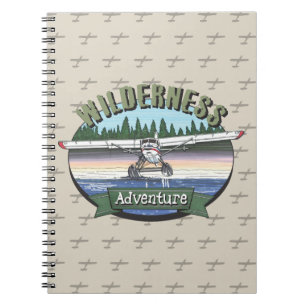 Floatplane Aviation Wilderness Adventure Spiral Notebook