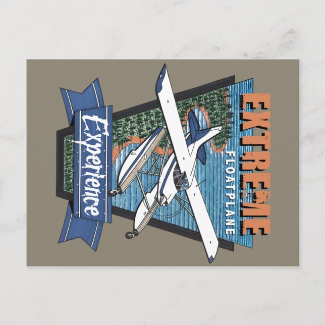 Floatplane Experience Aviation Postcard (Front)