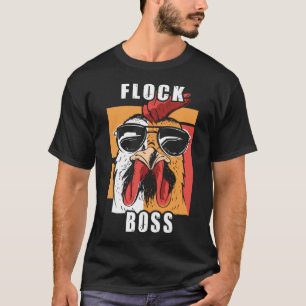 Flock Boss flock Boss Huhn Love Roosters 2 T-Shirt