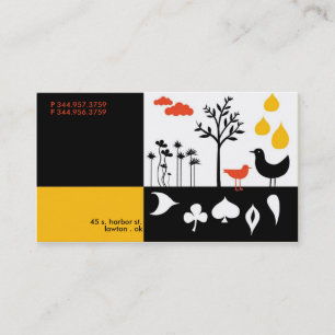 Flock Drops Business Card