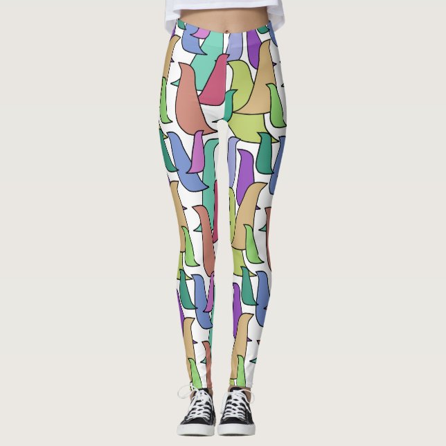 Flock of Birds  Leggings (Front)