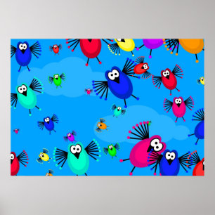 Flock of Birds Poster