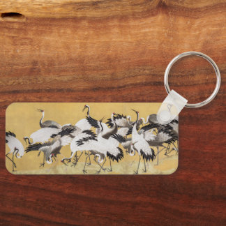 Flock of Cranes (right side) by Ishida Yutei Key Ring