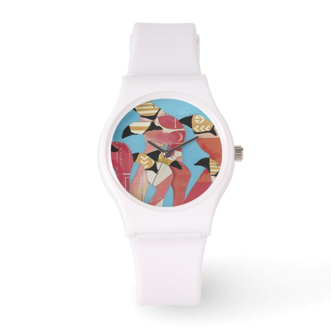 Flock of Flamingos Watch (Front)