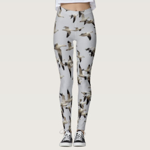 Flock of Geese in Flight Leggings
