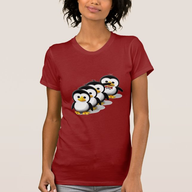 Flock of Penguins T-Shirt (Front)