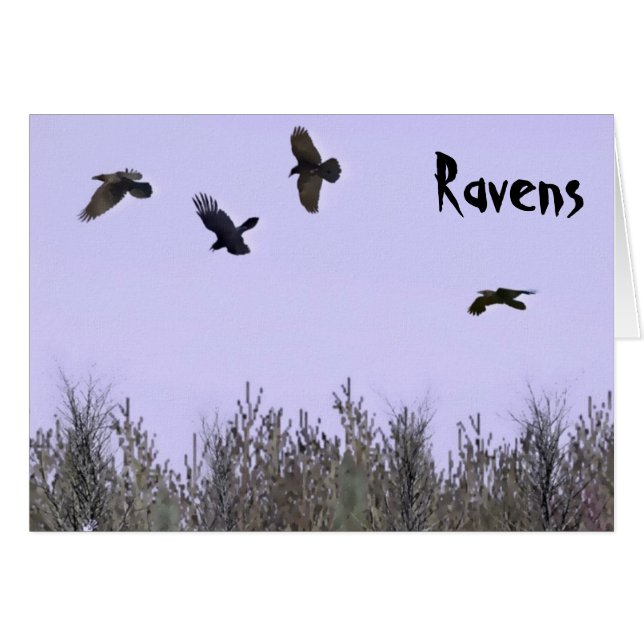 Flock of Ravens (Front Horizontal)