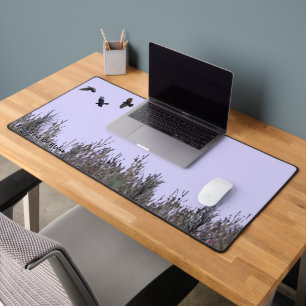 Flock of Ravens Desk Mat