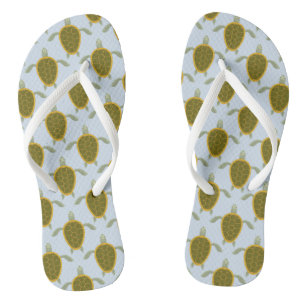 Flock Of Sea Turtles Pattern Jandals