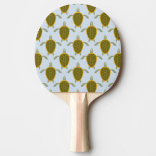 Flock Of Sea Turtles Pattern Ping Pong Paddle