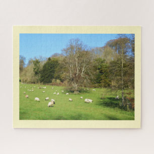 Flock of sheep jigsaw puzzle