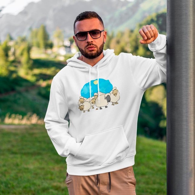 Flock Of Sheep Mens Hoodie (Creator Uploaded)