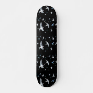Flock of Swallows in Flight   Skateboard