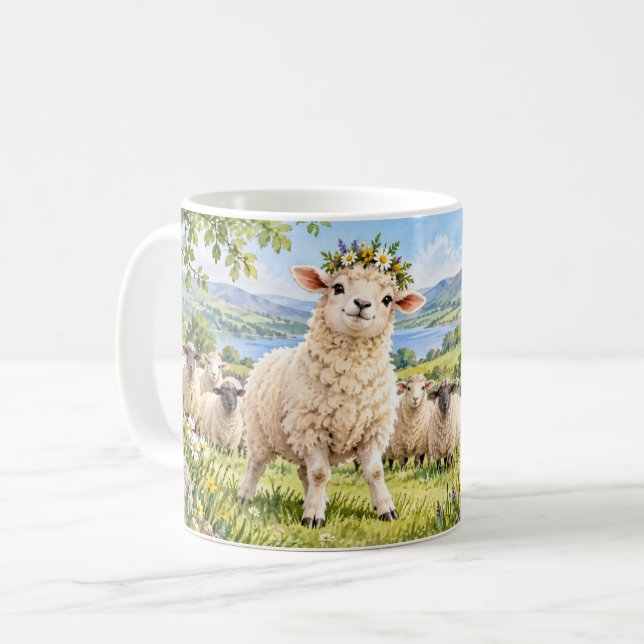 Flock Star Funny Sheep Lover Mug (Front Left)