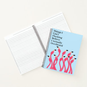 Flocking Ridiculous Real Coworker Quotes Notebook