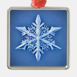 Flocon de neige - snowflake metal tree decoration
