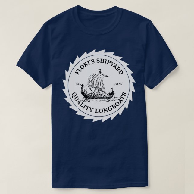 Flokix27s Shipyard T-Shirt (Design Front)