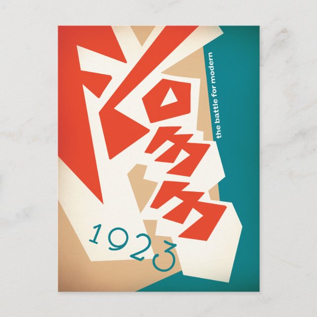 FLOMM 1923 POSTCARD (Front)