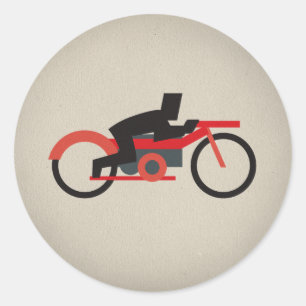 FLomm Heroes: LETHERHED! Classic Round Sticker