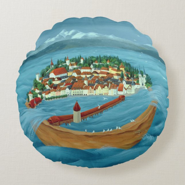 Flood 1999 round cushion (Front)