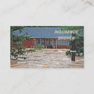 Flood Damage Business Card