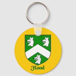Flood Family Shield Keychain