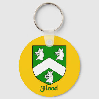 Flood Family Shield Keychain